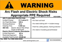 2026 NEC Section 110.16 arc flash labeling requirements